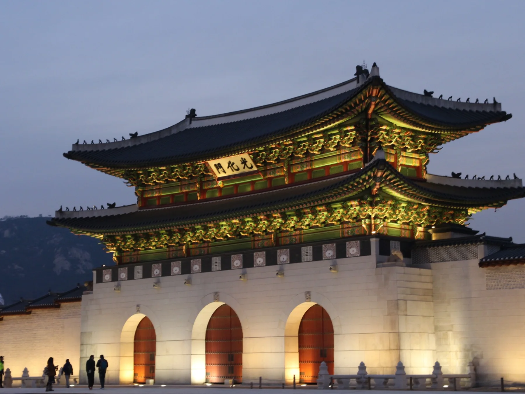 building palace tower castle landmark in south korea